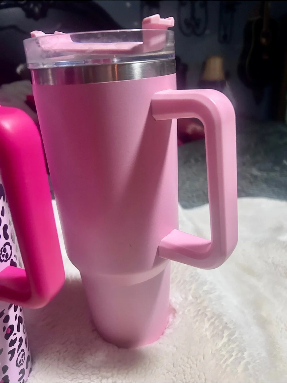 Pink Insulated Party Tumbler Bundle of 3with Handle